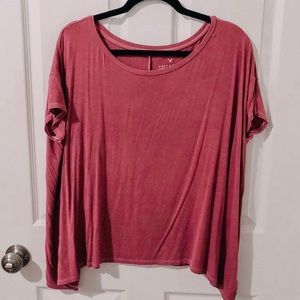 American Eagle Soft & Sexy Plum Top